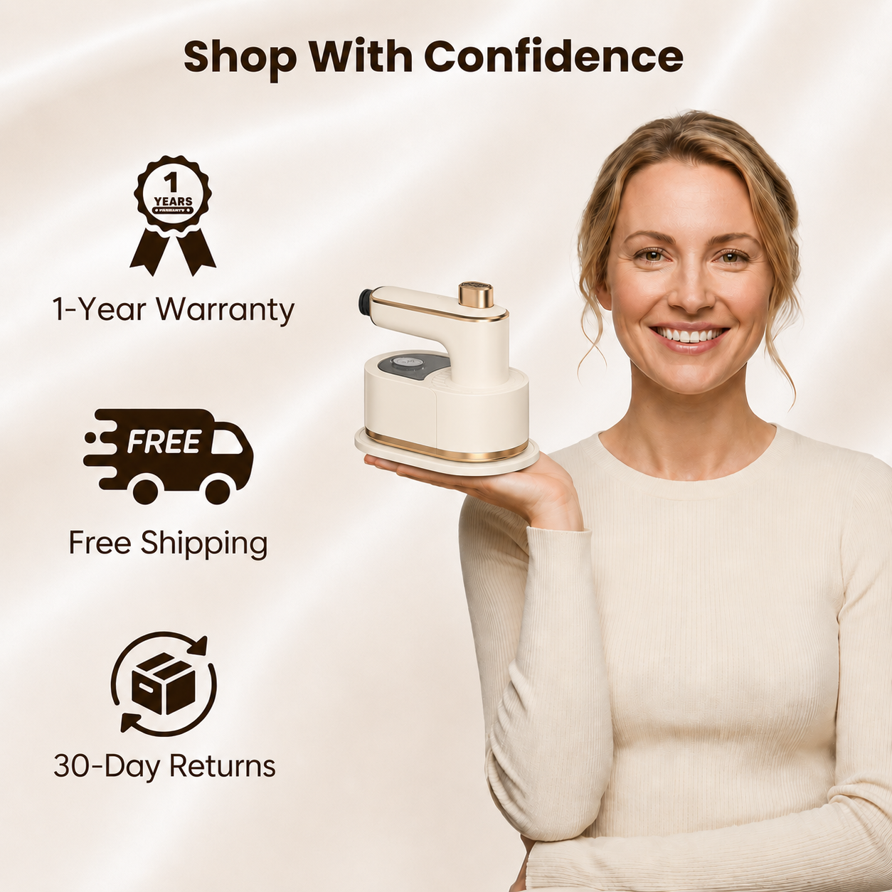 SocIron™ MiniPro 2-in-1 Steamer & Iron