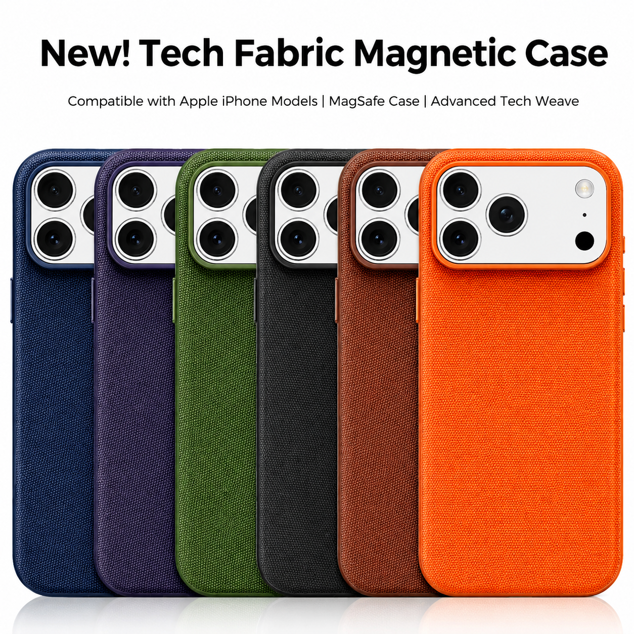 Sociron™ - Premium Magnetic Fabric Case