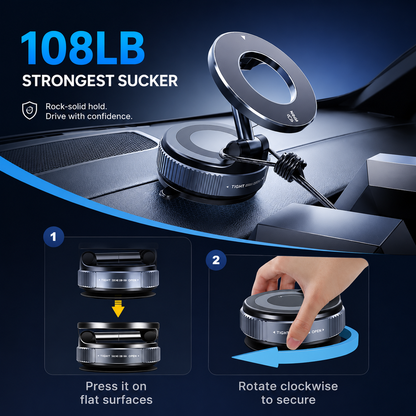 Sociron™ 360° Vacuum Magnetic Phone Holder