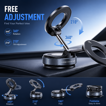 Sociron™ 360° Vacuum Magnetic Phone Holder