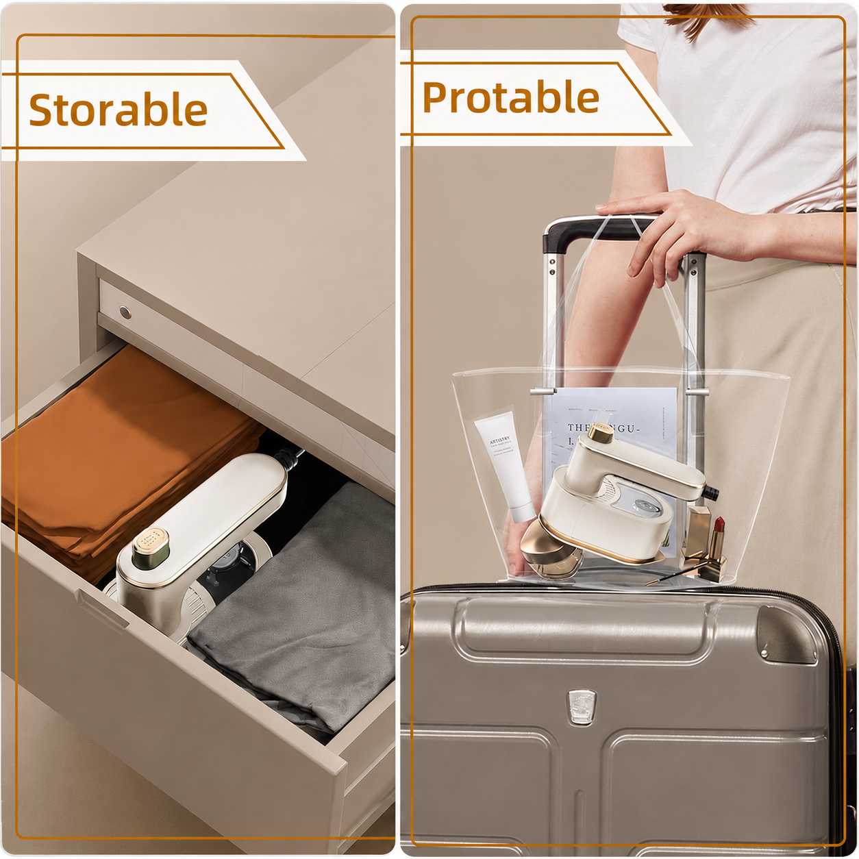 SocIron™ MiniPro 2-in-1 Steamer & Iron