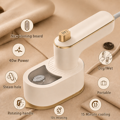 SocIron™ MiniPro 2-in-1 Steamer & Iron