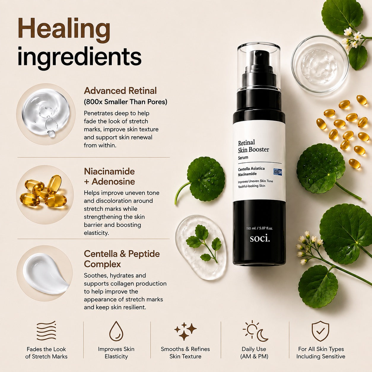 SOCI.™ Advanced Retinal Stretch Mark Serum